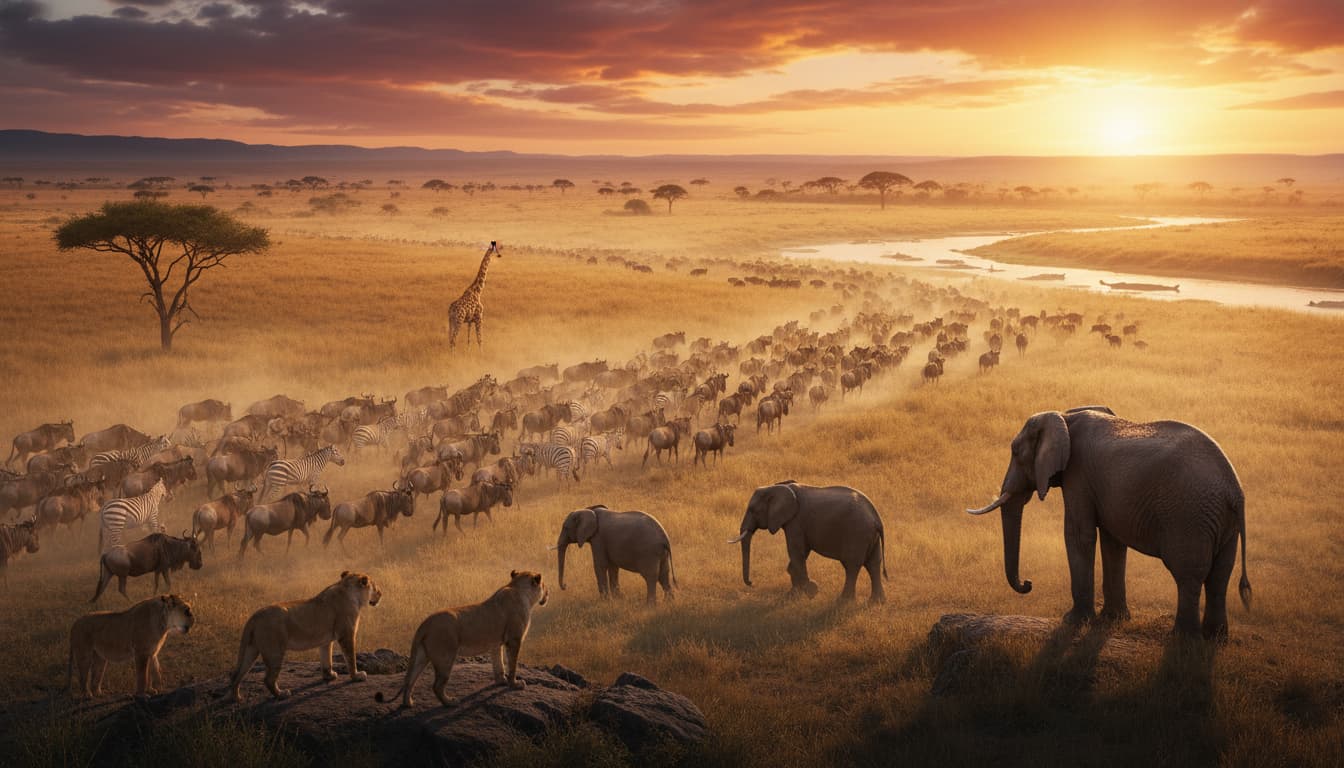 Safari di Serengeti: Menyaksikan Migrasi Besar Satwa Liar Afrika